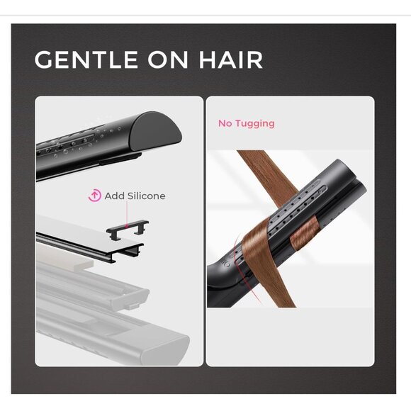 TYMO Airflow Styler 2.0 Curling Iron - Flat Iron Hair Straightener and Curler 2 - Picture 4 of 9